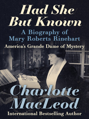 cover image of Had She But Known